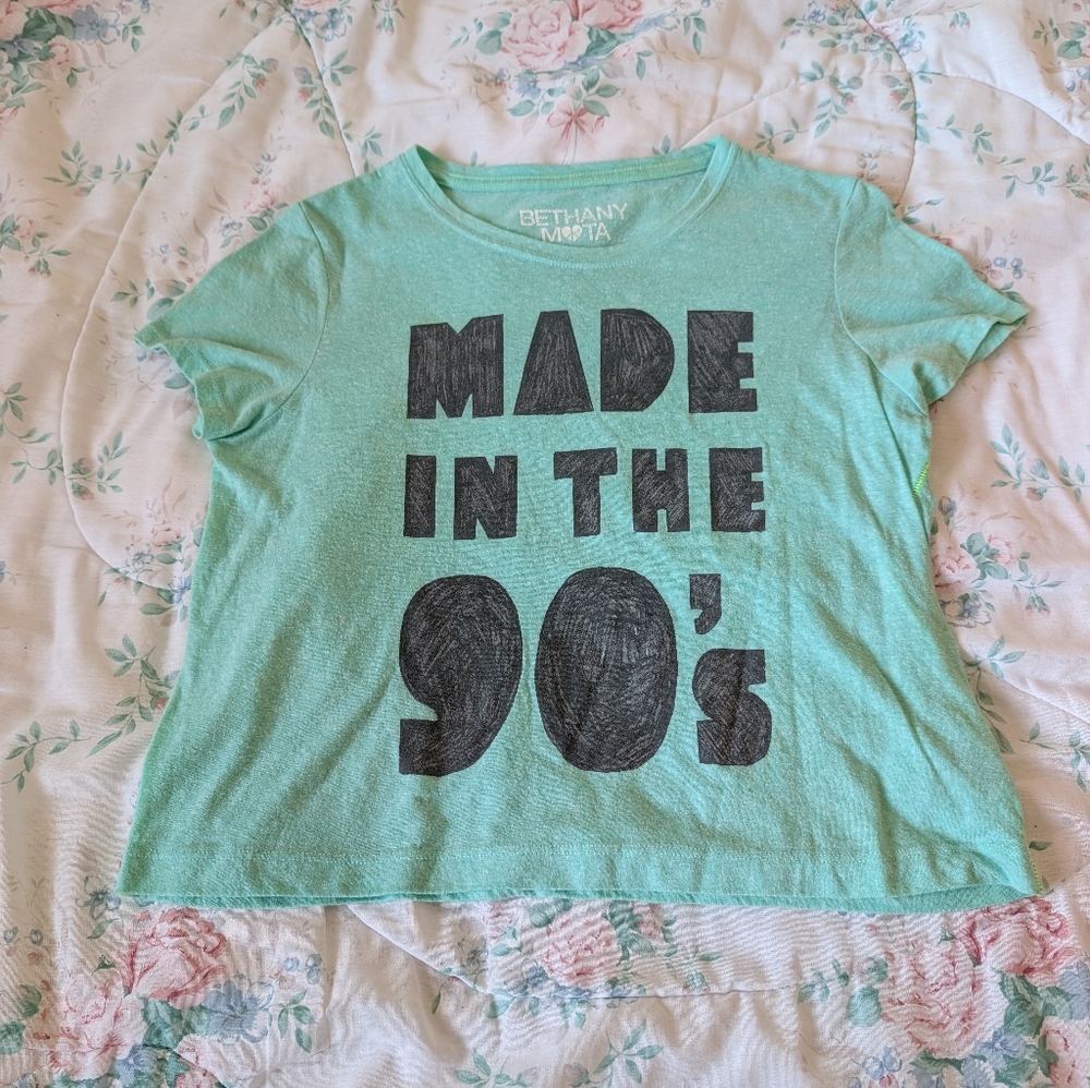 Bethany Mota Made In The 90's Crop Tee